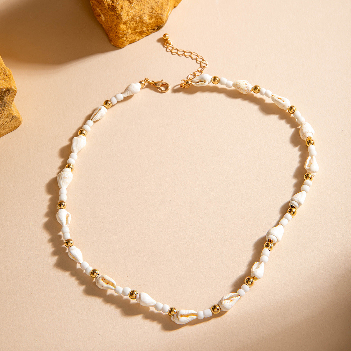 Wholesale Bohemian Conch Shell Handwoven Necklace